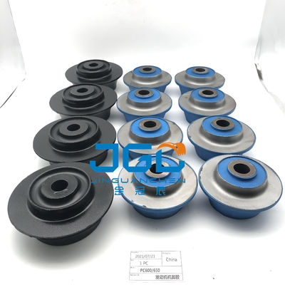 Múltiples montajes de caucho para el motor, piezas de excavadora, cojín para el motor para PC600 650