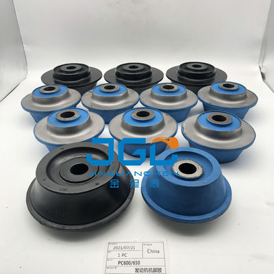 Múltiples montajes de caucho para el motor, piezas de excavadora, cojín para el motor para PC600 650