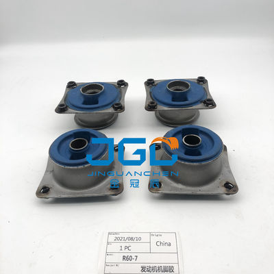 Partes del motor de alta calidad Montantes de caucho R60-7 Montante del motor de excavadora almohadilla de caucho