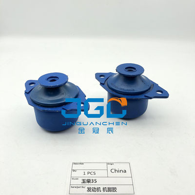 Alta calidad YC35 montaje del motor de la excavadora tamaño 14 mm de caucho montaje del motor