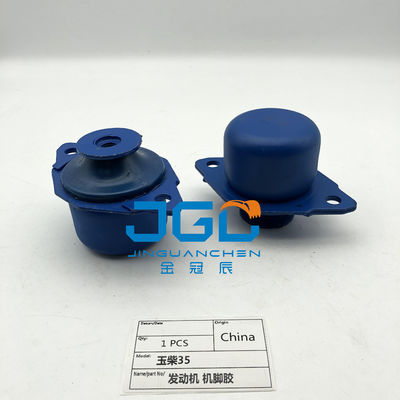 Alta calidad YC35 montaje del motor de la excavadora tamaño 14 mm de caucho montaje del motor