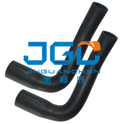 SK200-2、5 piezas de caucho de la manguera de agua de la excavadora tubo de drenaje medio superior YN05PO1021P1