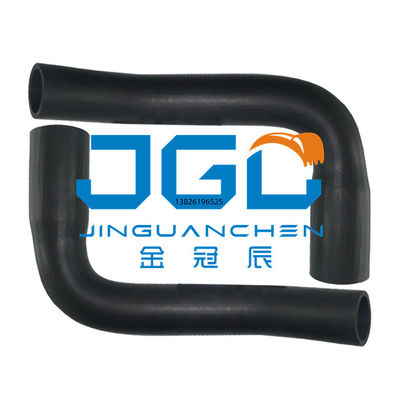 SK200-2、5 piezas de caucho de la manguera de agua de la excavadora tubo de drenaje medio superior YN05PO1021P1