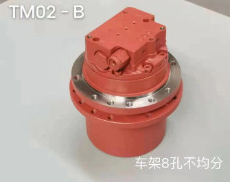 Motor de viaje TM02 GM02 Dispositivo final Assy Reducción de velocidad de engranaje planetario Motor Reducción de caja de engranajes para excavadora 10F2