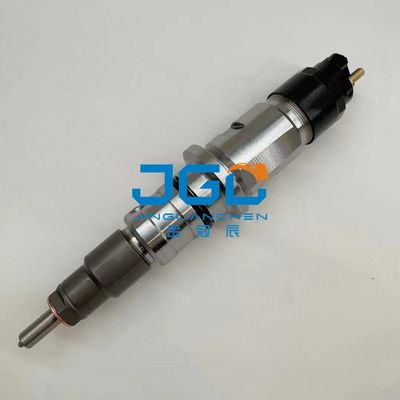 Inyector de combustible diésel 0445120383 para excavadora Sistema hidráulico de Cummins QSB7 QSB6.7 Partes del motor