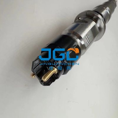Inyector de combustible diésel 0445120383 para excavadora Sistema hidráulico de Cummins QSB7 QSB6.7 Partes del motor