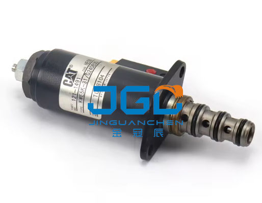 Compras al por mayor de piezas de excavadoras bomba hidráulica piloto de seguridad bloqueo válvula de solenoide 121-1491 Kwe5k-31 G24db30