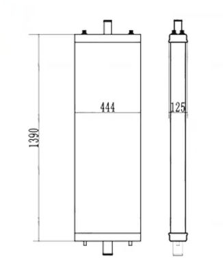 PC850-5 PC800-8 PC850-8 PC800LC-8EO PC850-8EO PC800-8R PC850-8R Radiador 209-03-41210 para excavadoras