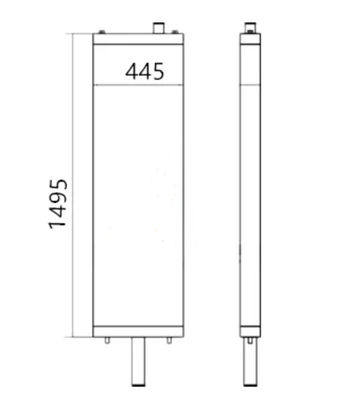 Calidad OEM PC2000 PC2000-8 Radiador de excavadora 21T-03-31711