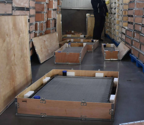 Radiador de aluminio DH60-7 para excavadoras en maquinaria de construcción