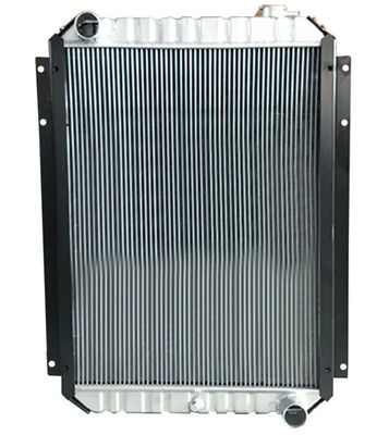 SH120A2 Radiador de excavadora con material de aluminio