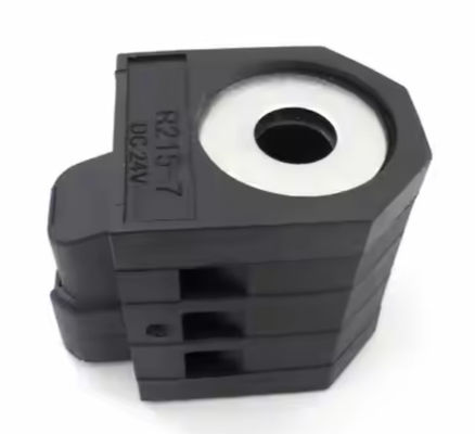 YU'AN 24V Excavadora bobina de válvula de solenoide XKBL-00004 para R210LC-7 R215LC-7