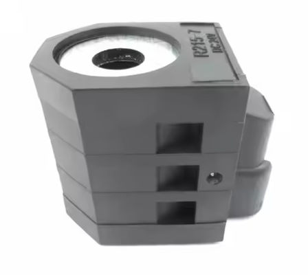 YU'AN 24V Excavadora bobina de válvula de solenoide XKBL-00004 para R210LC-7 R215LC-7