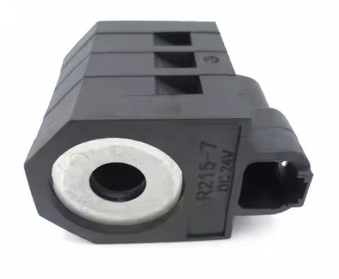 YU'AN 24V Excavadora bobina de válvula de solenoide XKBL-00004 para R210LC-7 R215LC-7