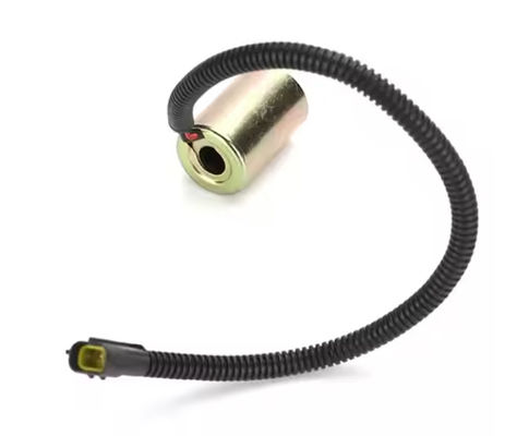DH60-5 DH60-7 Excavadora bobina de válvula de solenoide 12V 52.6mm 14mm válvula