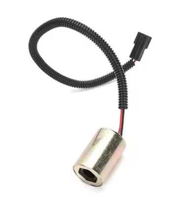 DH60-5 DH60-7 Excavadora bobina de válvula de solenoide 12V 52.6mm 14mm válvula