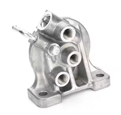 Partes del motor SK460-8 Cabeza del filtro de combustible asiento del filtro para excavadora