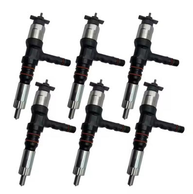 Inyector de combustible 095000-6140 6261-11-3200 para excavadora PC600 PC800-8 motor 6D140