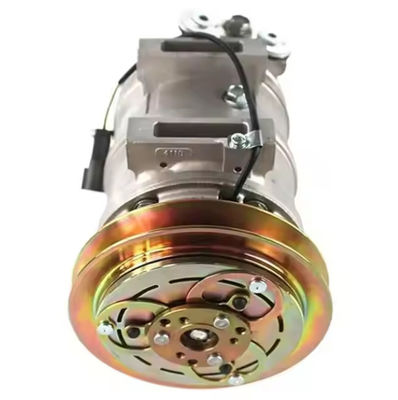 Compresor de aire acondicionado 506211-6571 para excavadora EX200LC-5 EX200-5 DKS15CH Motor de 24 V