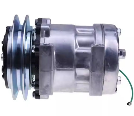 Compresor de aire acondicionado para piezas de excavadora 4674027 para excavadora 60D 60G SD7H13 Motor 24V