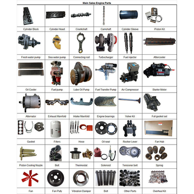 4BTA 3.9 4B 4BT cigüeñal con piezas de engranajes del motor para excavadoras diesel 3908031 3863276