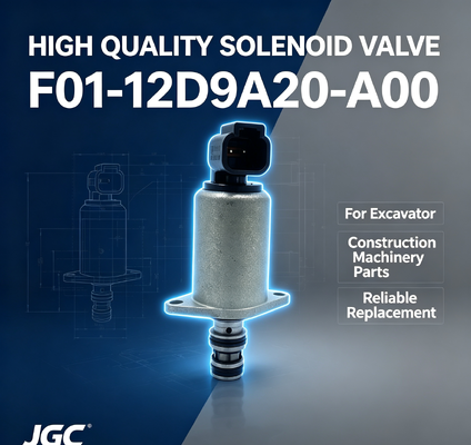 Válvula Solenoide de Alta Calidad F01-12D9A20-A00 Adecuada para Piezas de Maquinaria de Construcción de Excavadoras