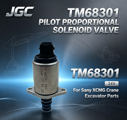 STAR ZEBRA TM68301 Piezas de excavadora Nueva válvula de solenoide proporcional de Thomas Pilot para grúa Sany XCMG 24V para industrias minoristas
