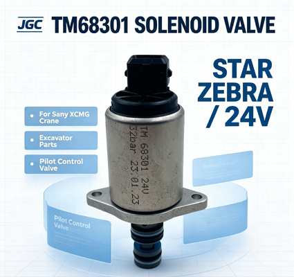 STAR ZEBRA TM68301 Piezas de excavadora Nueva válvula de solenoide proporcional de Thomas Pilot para grúa Sany XCMG 24V para industrias minoristas