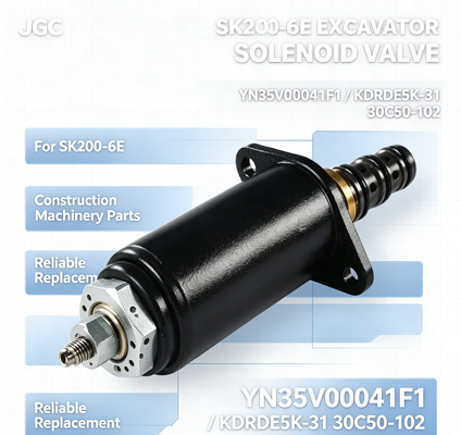 La valva de solenoide para excavadora SK200-6E YN35V00041F1 KDRDE5K-31 30C50-102