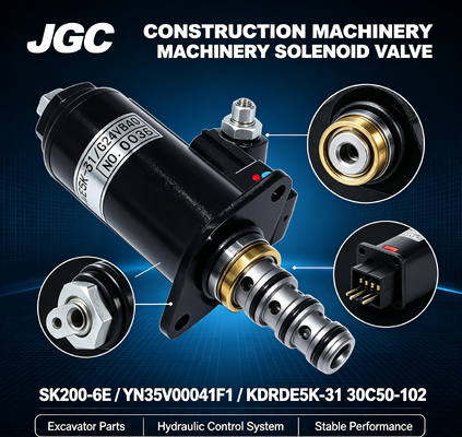 La valva de solenoide para excavadora SK200-6E YN35V00041F1 KDRDE5K-31 30C50-102