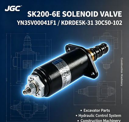 La valva de solenoide para excavadora SK200-6E YN35V00041F1 KDRDE5K-31 30C50-102