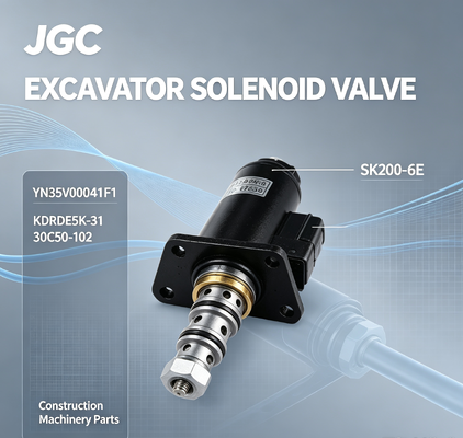 La valva de solenoide para excavadora SK200-6E YN35V00041F1 KDRDE5K-31 30C50-102