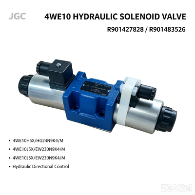 4WE10 Series R901427828 4WE10H5X/HG24N9K4/M R901483526 4WE10J5X/EW230N9K4/M Válvula direccional hidráulica solenoide