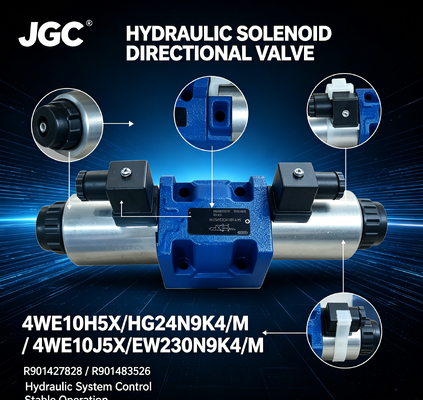 4WE10 Series R901427828 4WE10H5X/HG24N9K4/M R901483526 4WE10J5X/EW230N9K4/M Válvula direccional hidráulica solenoide
