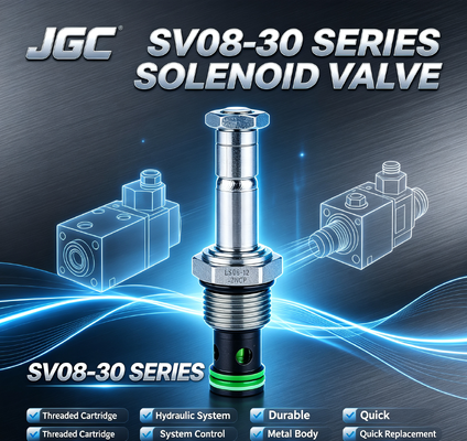 Válvula Solenoide Hidráulica de Cartucho Roscado Serie SV08-30