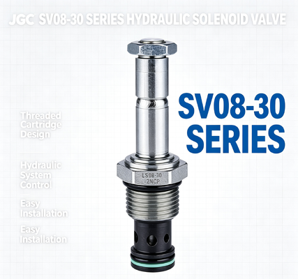 Válvula Solenoide Hidráulica de Cartucho Roscado Serie SV08-30