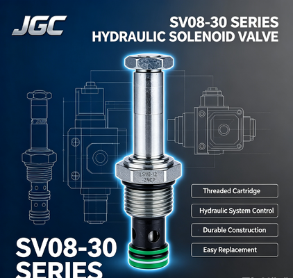 Válvula Solenoide Hidráulica de Cartucho Roscado Serie SV08-30