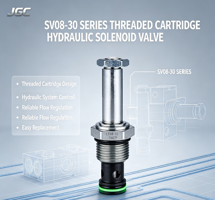 Válvula Solenoide Hidráulica de Cartucho Roscado Serie SV08-30