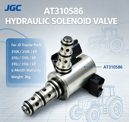 AT310586 Nueva válvula de solenoide hidráulico para piezas de tractores JD 310K/210K/EP/310J/310L/EP 6 meses de garantía 2kg