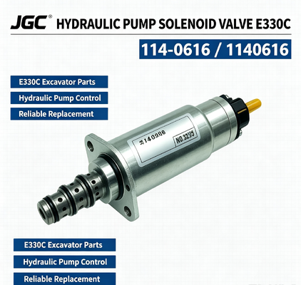 E330C   Piezas de excavadora Válvula Solenoide Válvula Solenoide de Bomba Hidráulica 114-0616 1140616