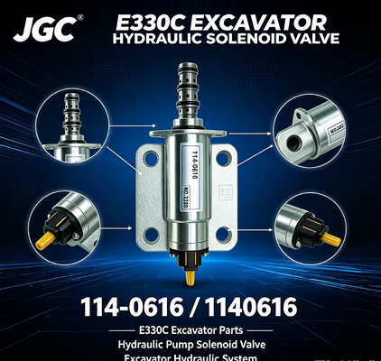 E330C   Piezas de excavadora Válvula Solenoide Válvula Solenoide de Bomba Hidráulica 114-0616 1140616