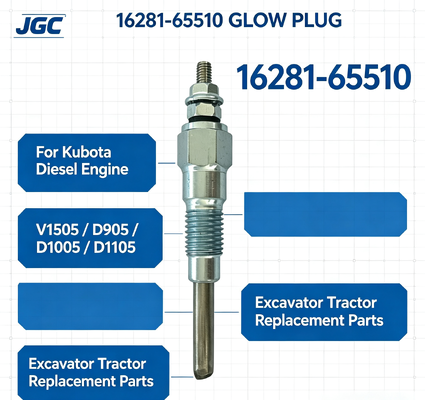 16281-65510 Enchufe de luz para el motor diesel Kubota V1505 D905 D1005 D1105 Partes de repuesto de tractores de excavadoras