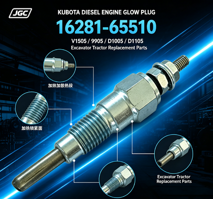 16281-65510 Enchufe de luz para el motor diesel Kubota V1505 D905 D1005 D1105 Partes de repuesto de tractores de excavadoras