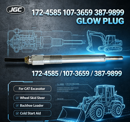 172-4585 107-3659 387-9899 Bujía de incandescencia para excavadora CAT, cargadora compacta, retrocargadora