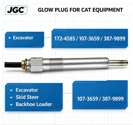 172-4585 107-3659 387-9899 Bujía de incandescencia para excavadora CAT, cargadora compacta, retrocargadora