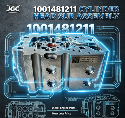1001481211 Nuevo cabezal de cilindro de bajo precio Subconjunto cabezal de cilindro para Weichai Baudouin 6M33 6M26 12M33 motores diesel