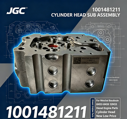 1001481211 Nuevo cabezal de cilindro de bajo precio Subconjunto cabezal de cilindro para Weichai Baudouin 6M33 6M26 12M33 motores diesel