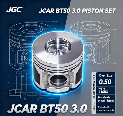 JCAR BT50 3.0 Más de tamaño 0.50 WEY1 11SBX Ensamblaje para Mazda pistones diésel Kit de cilindros forros de revestimiento del motor conjunto de pistones