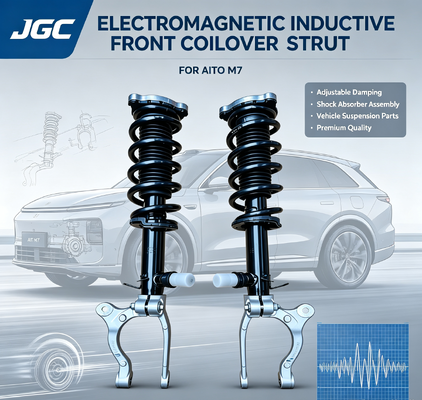 104436300FEConjunto electromagnético de soporte de recubrimiento delantero inductivo con amortiguadores ajustables para suspensión de vehículos AITO M7