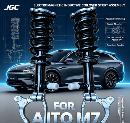 104436300FEConjunto electromagnético de soporte de recubrimiento delantero inductivo con amortiguadores ajustables para suspensión de vehículos AITO M7